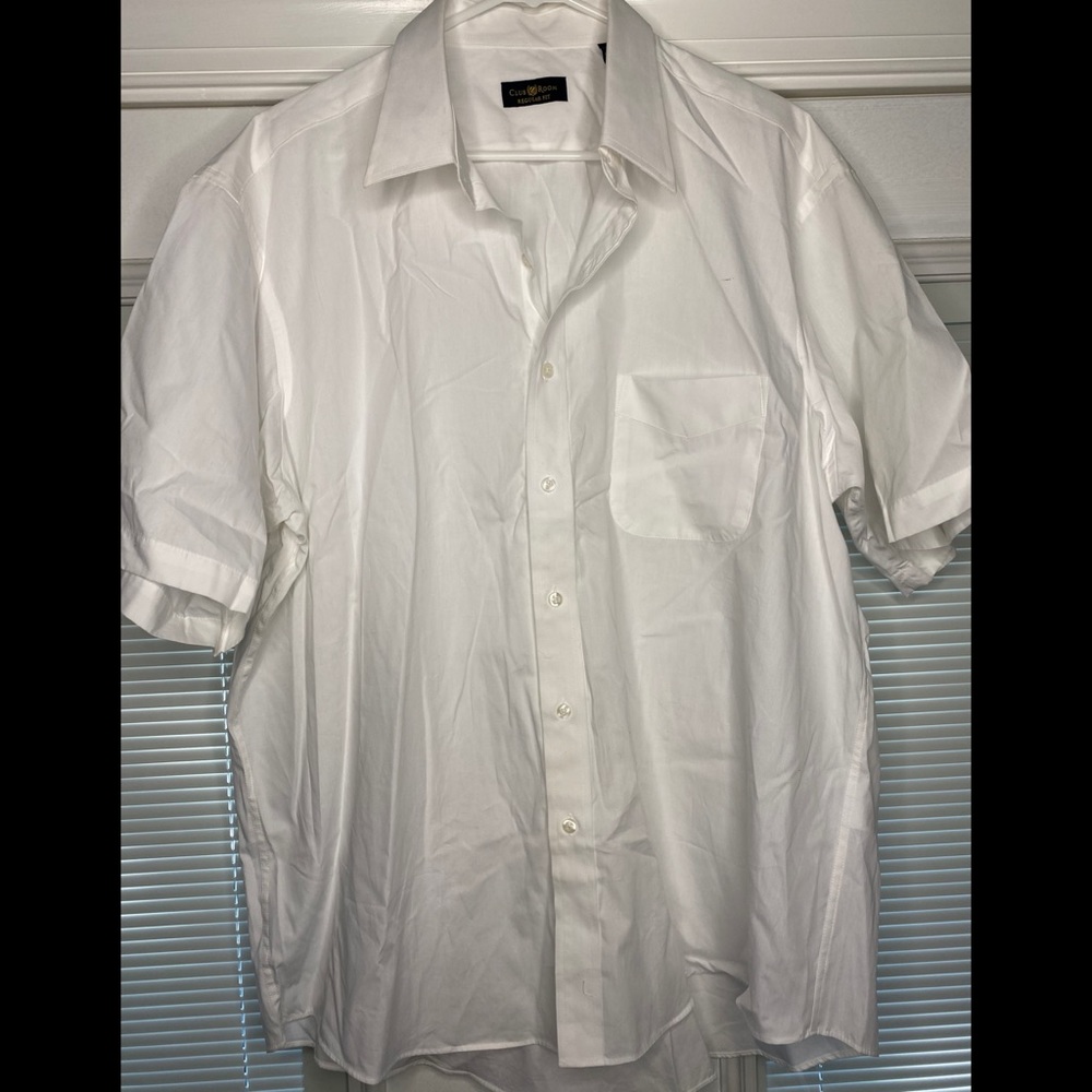 Club Room Short Sleeve Button Down Size XL GUC